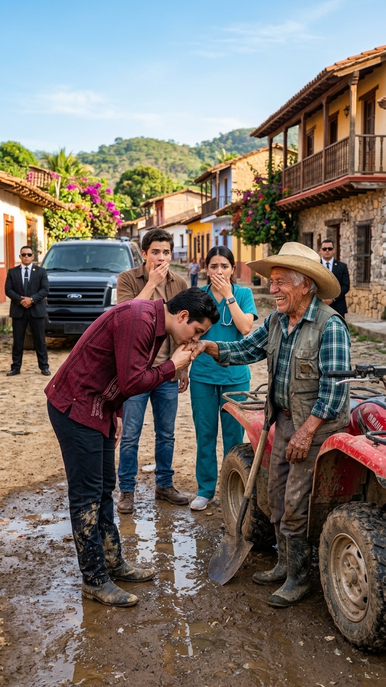 Sie demütigten ihren Bruder, einen Bauern, weil er schlammbedeckt zum Familientreffen erschienen war, aber sie waren entsetzt, als der Bürgermeister hereinkam und ihm die Hand küsste.