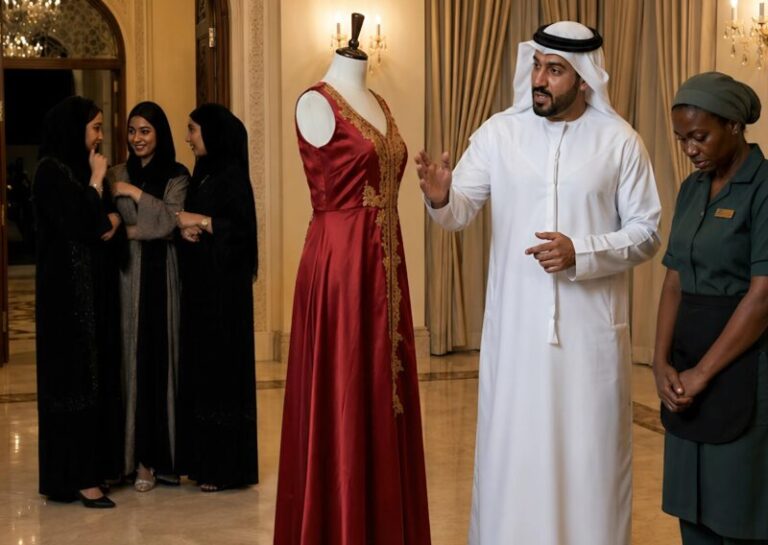 Um seine Hausangestellte zu demütigen, lachte ein reicher Scheich und sagte: „Zieh dieses freizügige Kleid an, und ich werde dich heiraten. Und wenn du das nicht kannst – wirst du für den Rest deines Lebens unentgeltlich für mich arbeiten.“